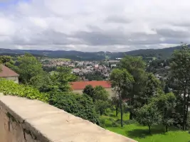 Nádherná vyhlídka z hradu Vimperk