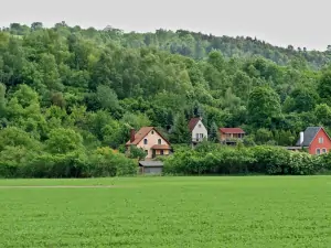 chata Poplze - pohled z dálky