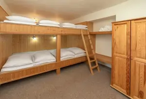 apartmán - ložnice s patrovou postelí pro 8 osob