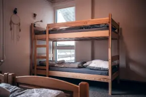 podkroví - ložnice se dvěma lůžky a patrovou postelí
