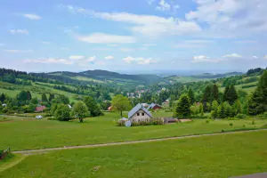 výhled od chaty Čenkovice