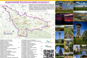 V CHKO Železné hory najdete velké množství rozhleden s úžasnými výhledy na tuto krajinnou oblast.