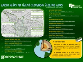 Pokud vás baví hledat kešky - přehled kešek na území Geoparku Železné hory.