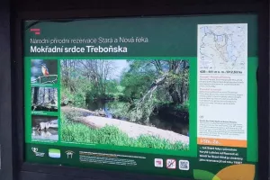 Mezi Lužnicí a Novu řekou najdete rozsáhlé mokřadní území.