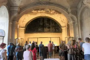 V broumovském klášteře byla objevena velmi zdařilá kopie Turínského plátna.