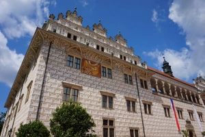 sgrafitová výzdoba zámku Litomyšl je v České republice unikátní