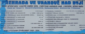 Technické údaje Vranovské přehrady