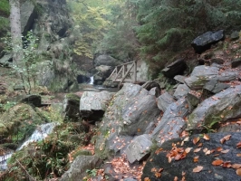 Rešovské vodopády se nacházejí v nádherném skalnatém kaňonu