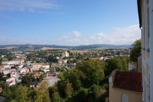 výhled z balkonu zámku Letovice 