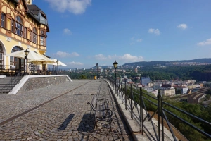 z Větruše je překrásný výhled na město Ústí nad Labem