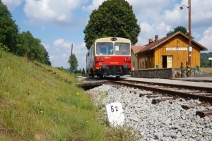 Zubrnická museální železnice - stanice Zubrnice