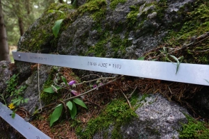 Protržená přehrada na Bílé Desné - památník obětem tragédie
