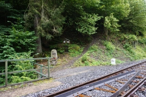 Pomník železničního neštěstí Spálov 1990