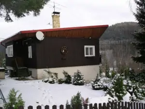 Chata Krásná v zimě