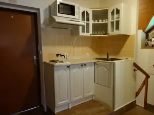 kuchyňský kout v podkroví