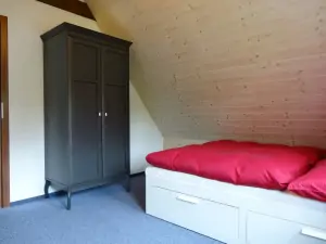 ložnice s 2 rozkládacími postelemi pro 2 osoby