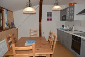 kuchyně v prvním patře