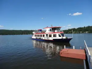 výlet lodí po Brněnské přehradě je krásný zážitek