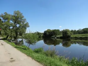 řeka Vltava je oblíbená u rybářů