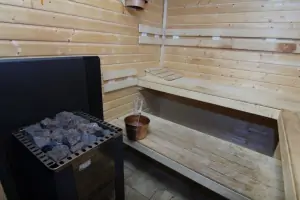 sauna na dřevo