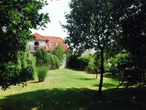 rekreační vila Třeboň - pohled ze zahrady