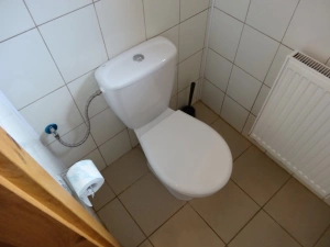 samostatné WC v přízemí