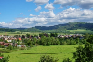 výhled z balkonu