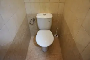 z koupelny se vchází na 2 samostatná WC