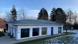 prázdninový bungalov Loštice v zimě