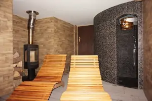 odpočívárna a ochlazovna sauny