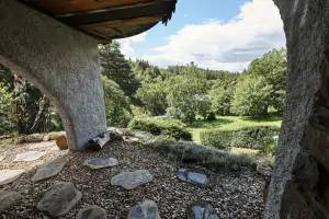výhled do okolí od chaty Češkovice