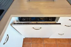 ve vybavení kuchyňského koutu nechybí myčka na nádobí