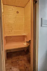 finská sauna pro 2 os. v přízemí chaty