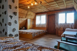podkrovní ložnice se 2 dvojlůžky
