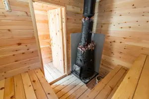 interiér sauny