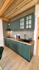 kuchyňský kout v obytné místnosti
