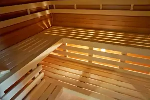 finská sauna s cedrového dřeva