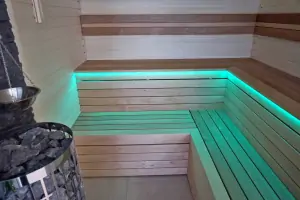 wellness zóna - finská sauna pro 6 osob