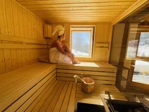 finská sauna pro až 6 osob