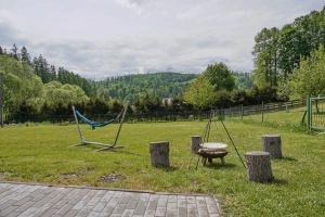 ohniště a houpací síť