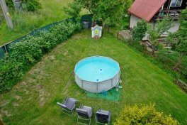 nadzemní kruhový bazén (průměr 3&nbsp;m)