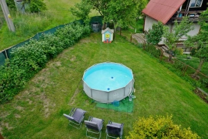 nadzemní kruhový bazén (průměr 3 m)