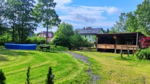 zahrada chalupy Horní Podluží