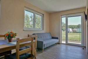 pravá část chaty - obytná kuchyně