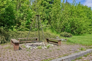 ohniště na zahradě