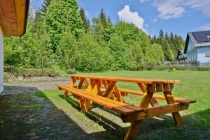 venkovní posezení na zahradě