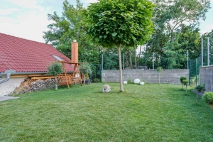 zahrada apartmánu Drnholec