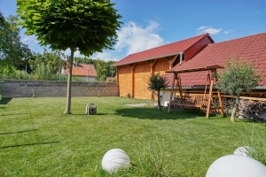 zahrada apartmánu Drnholec