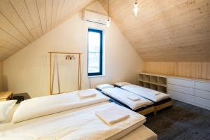 apartmán č. 1 - podkrovní ložnice