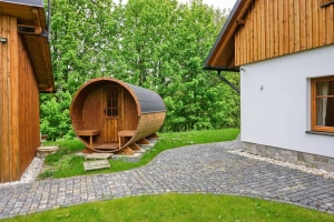finská sudová sauna